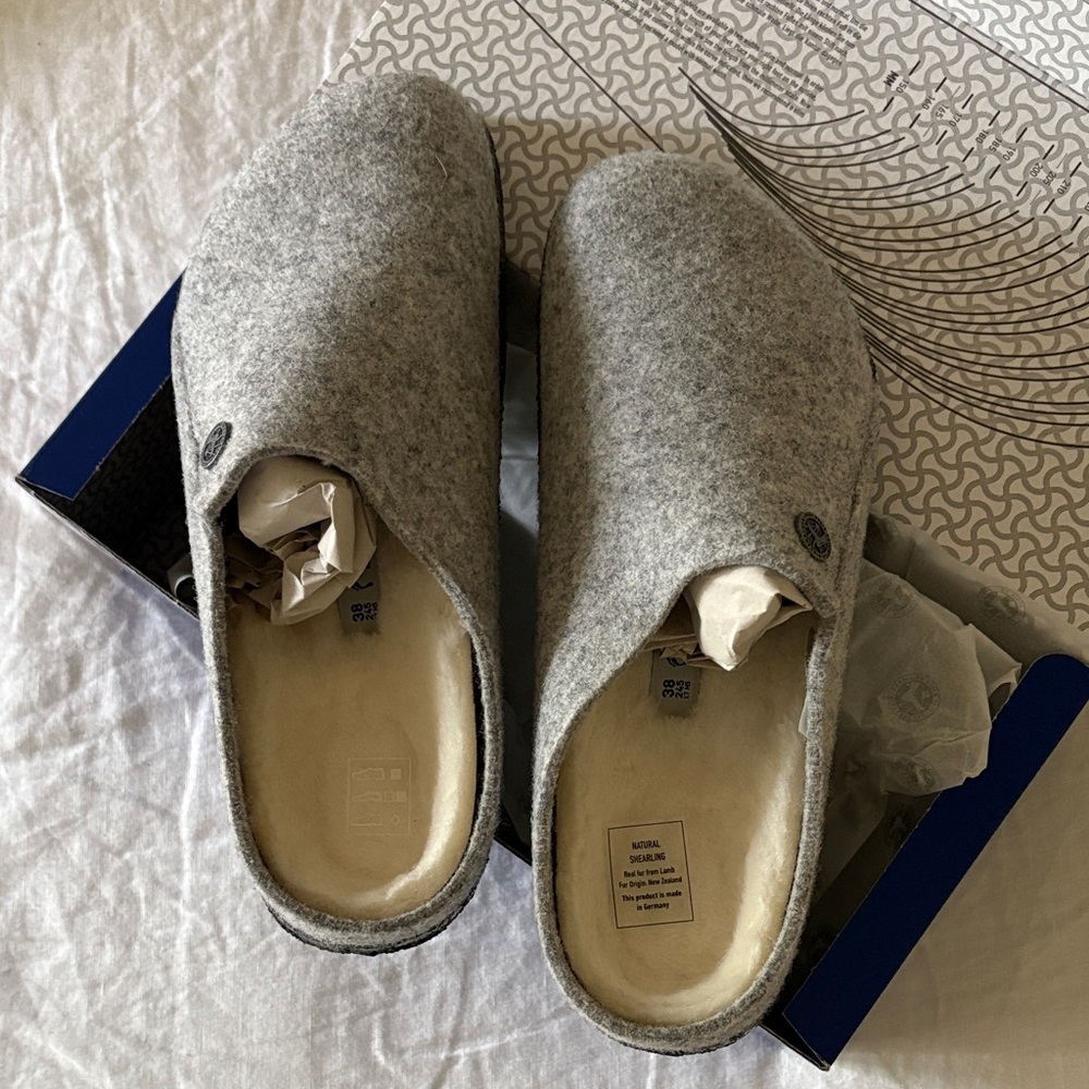 Birkenstock Gray Women's Slippers